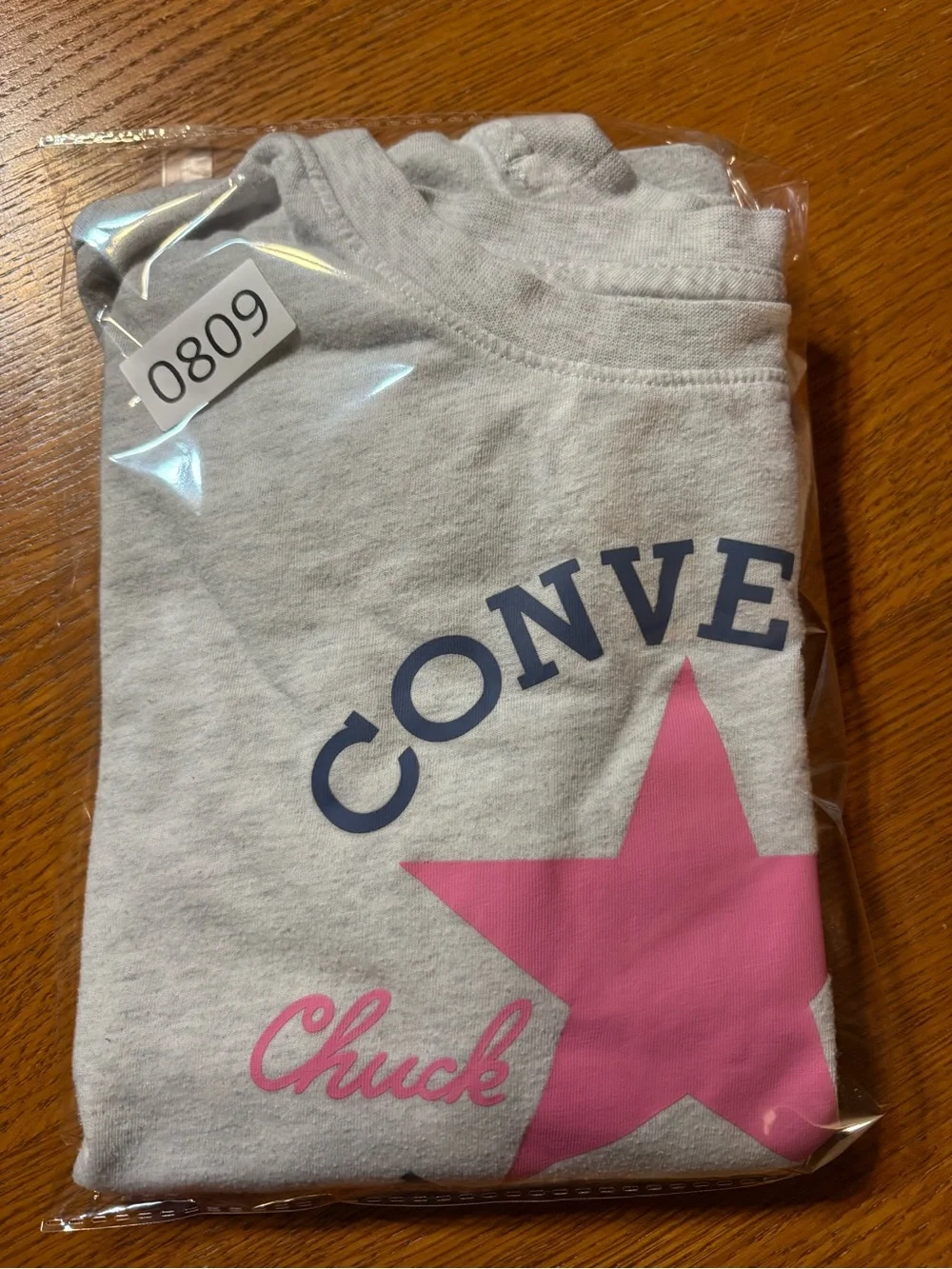 Converse All Star Youth XL 12-15 Gray Graphic T-Shirt